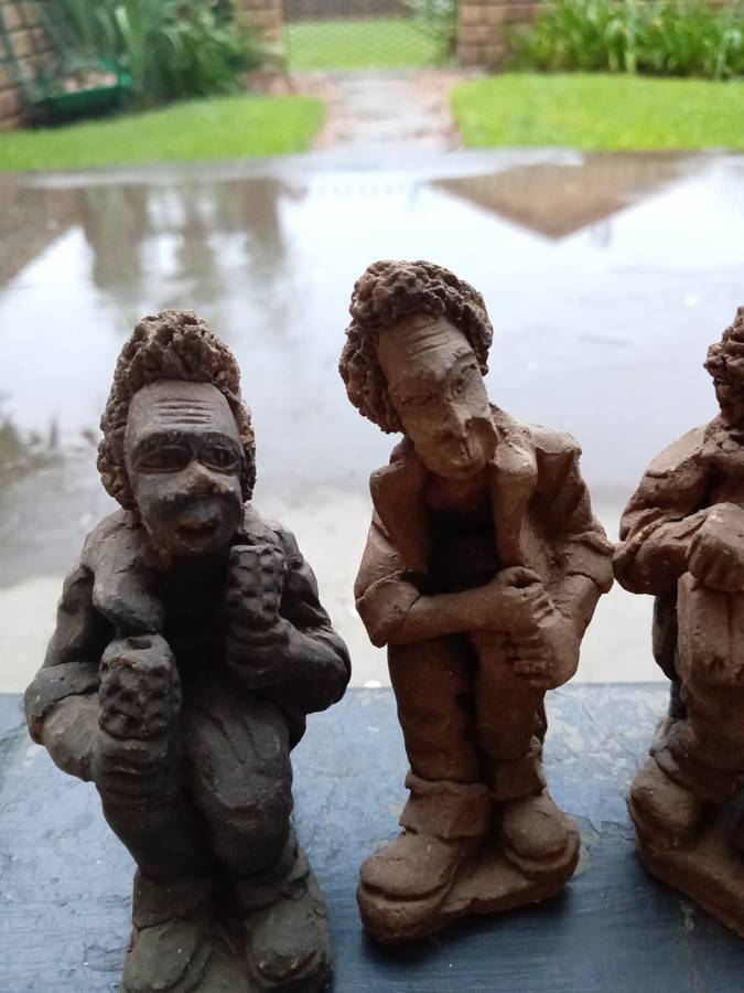 Very Old Clay African Musicians