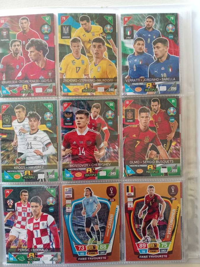 Panini Adrenalyn Football/Soccer Trading Cards