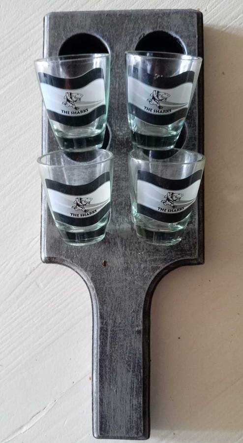 Sharks Shot Glasses.