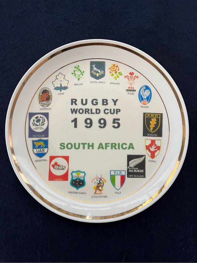 1995 Rugby World Cup Commemorative Plate