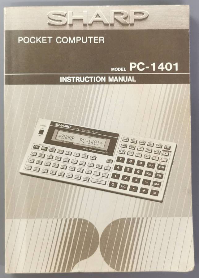 Sharp PC-1401 Pocket Computer / Calculator with mini printer - VINTAGE