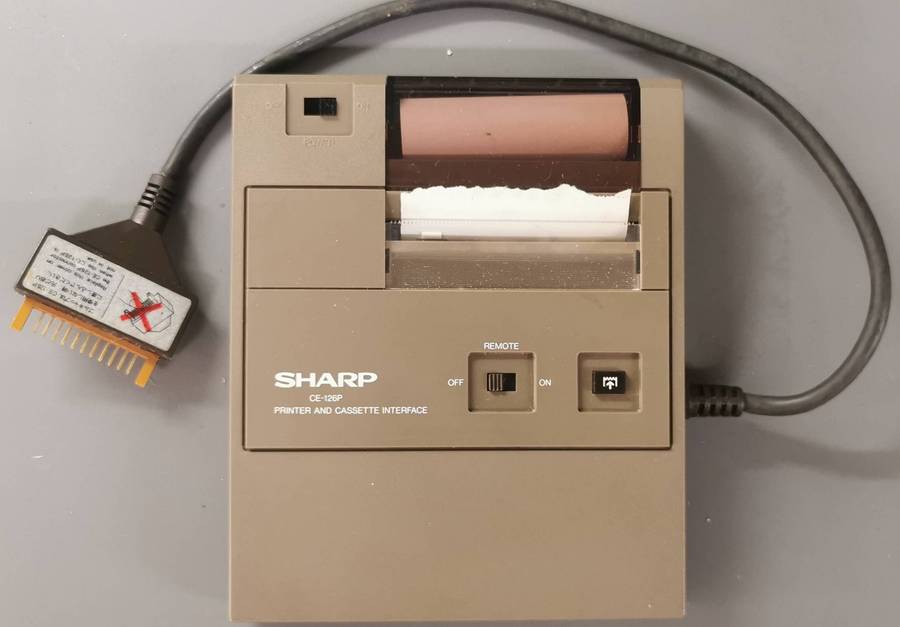 Sharp PC-1401 Pocket Computer / Calculator with mini printer - VINTAGE