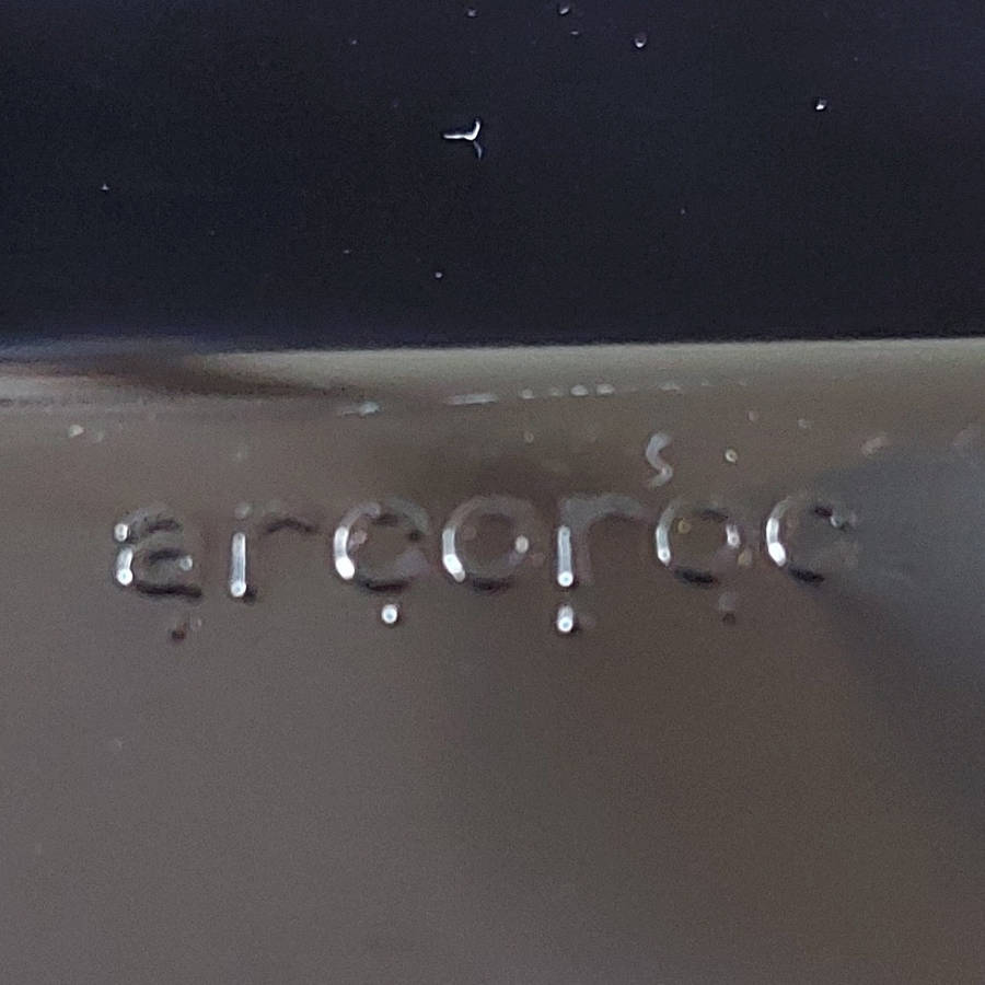 Six Retro Black Arcoroc France Starter Salad Bowls