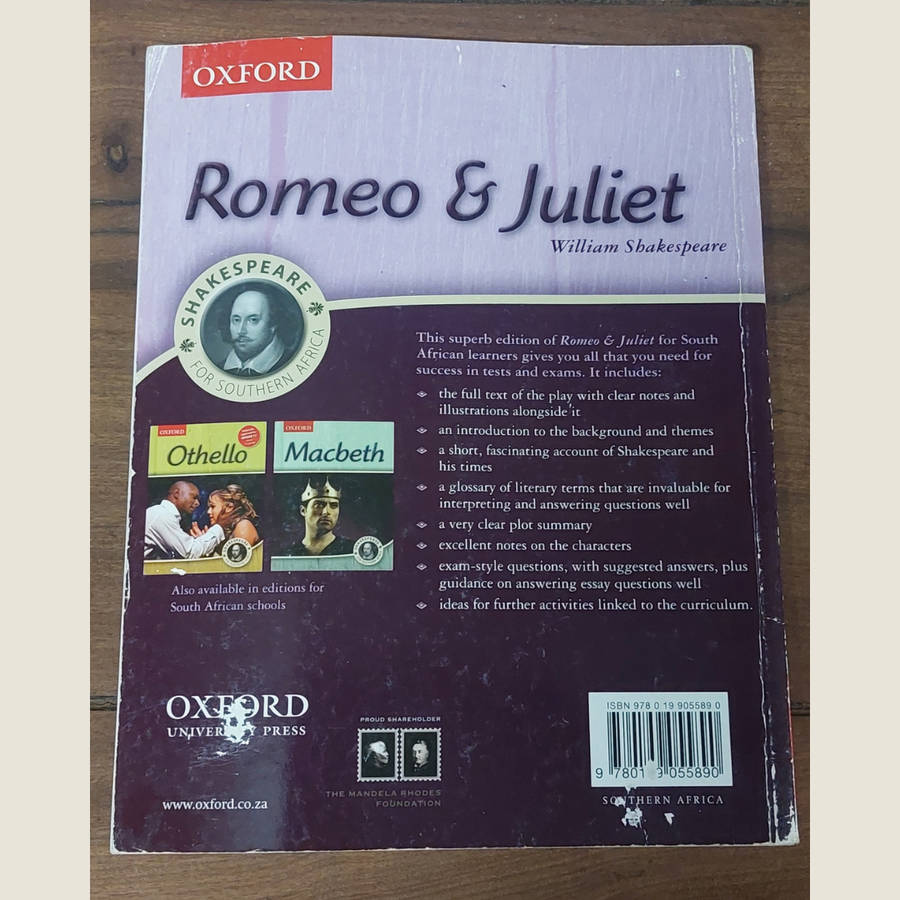 Romeo & Juliet - Acts, Questions & Answers - Shakespeare - Oxford for South Africa