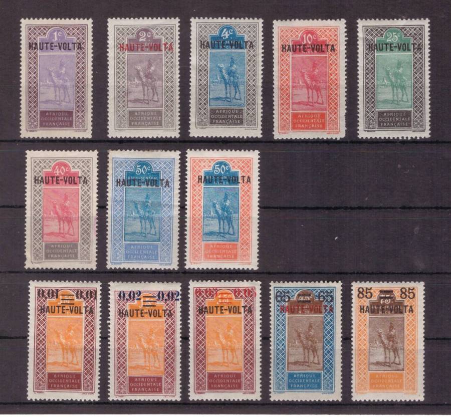 Upper Volta, 1920-22, Selection of MH, some Opt T1 & T2
