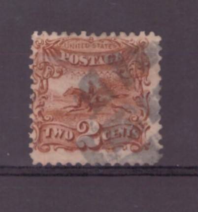 USA, 1869, 'Post Rider', USED, SG 22, CV £90/R2160