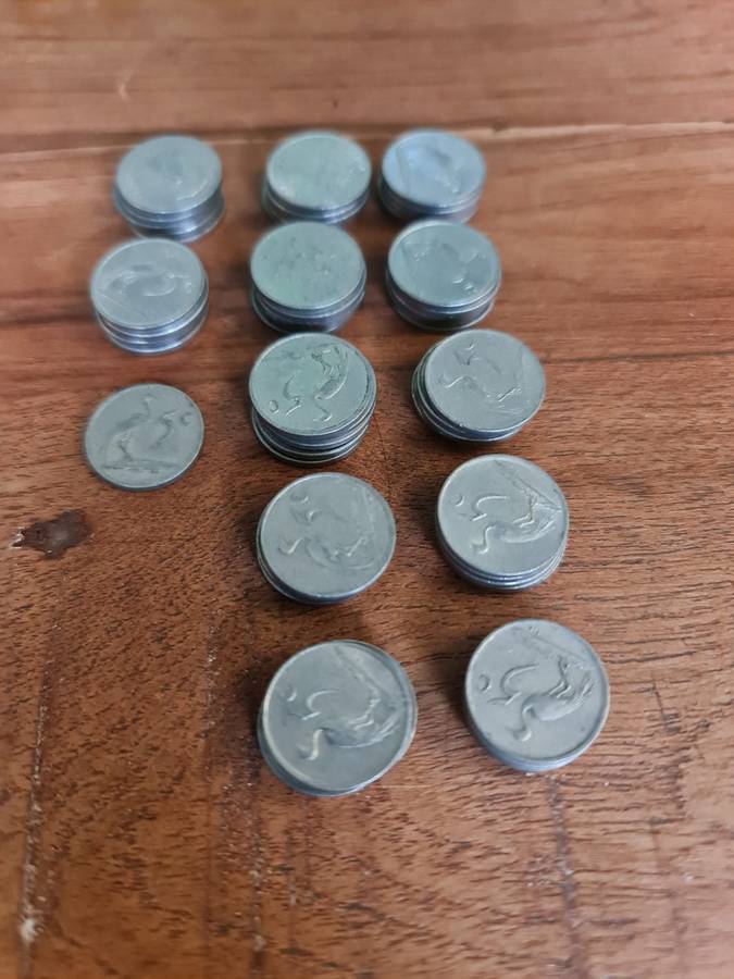 1970s 5 Cent Coins