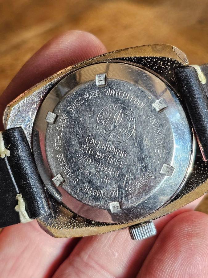 Rare Vintage Caunymatic Automatic 210 meter Skin Diver watch