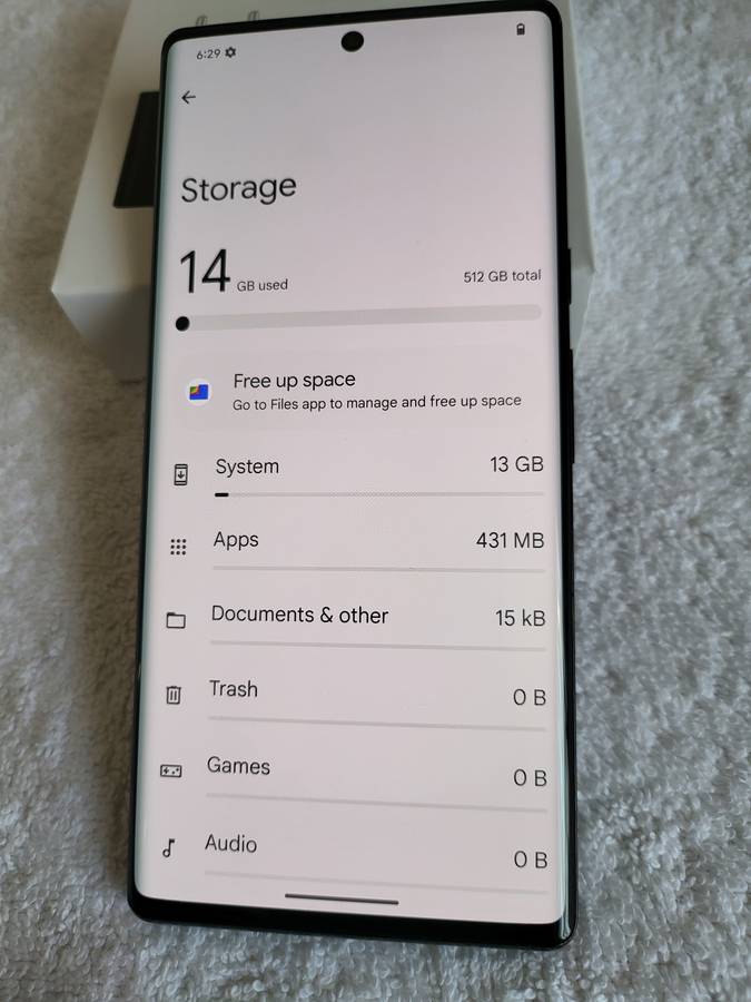 Google Pixel - 6 Pro - 512GB - All Networks - Stormy Black - EXCELLENT CONDITION - Read