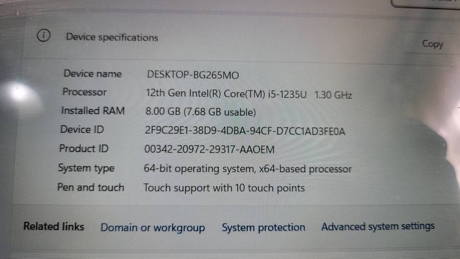 HP Pavilion 15 Touchscreen | 12th Gen i5, 16GB RAM, 512GB SSD | Mint