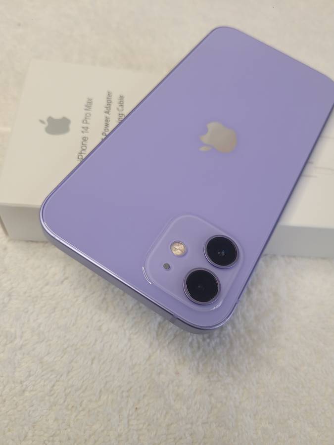 iPhone 12 - Purple - 128GB - With Extras