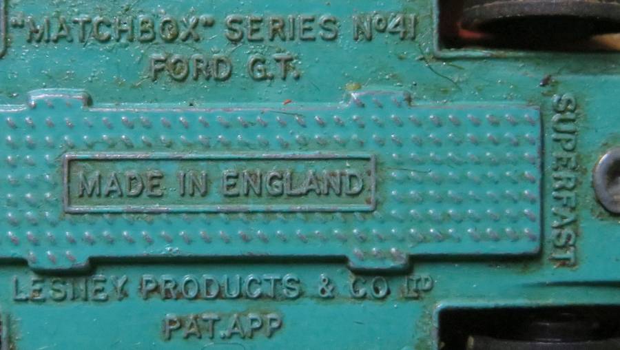 **Matchbox Lesney No.41**Ford G.T.**1971**Vintage**Excellent condition**