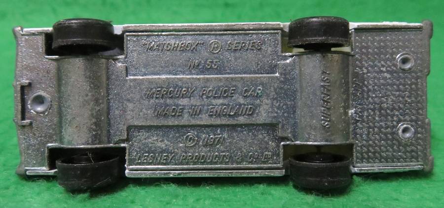 Matchbox Lesney**No. 55**Mercury Police Car**Made in England**1971**