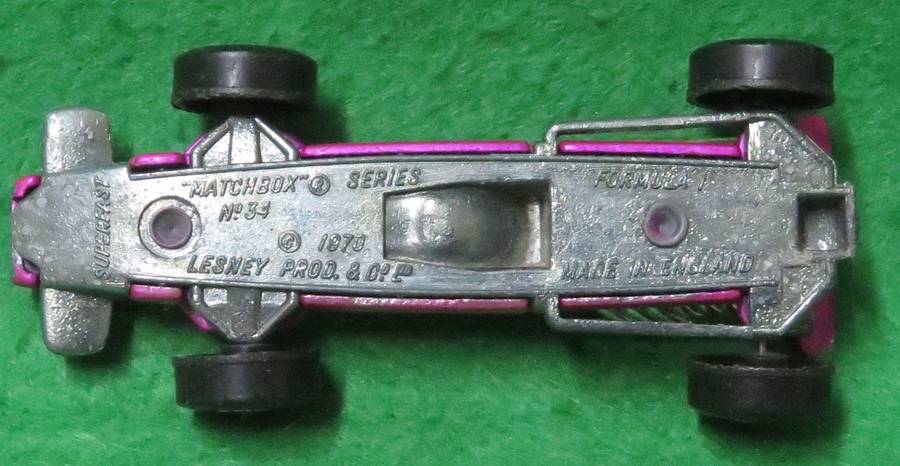 Matchbox Lesney**No. 34**Formula 1**Made in England**1970**