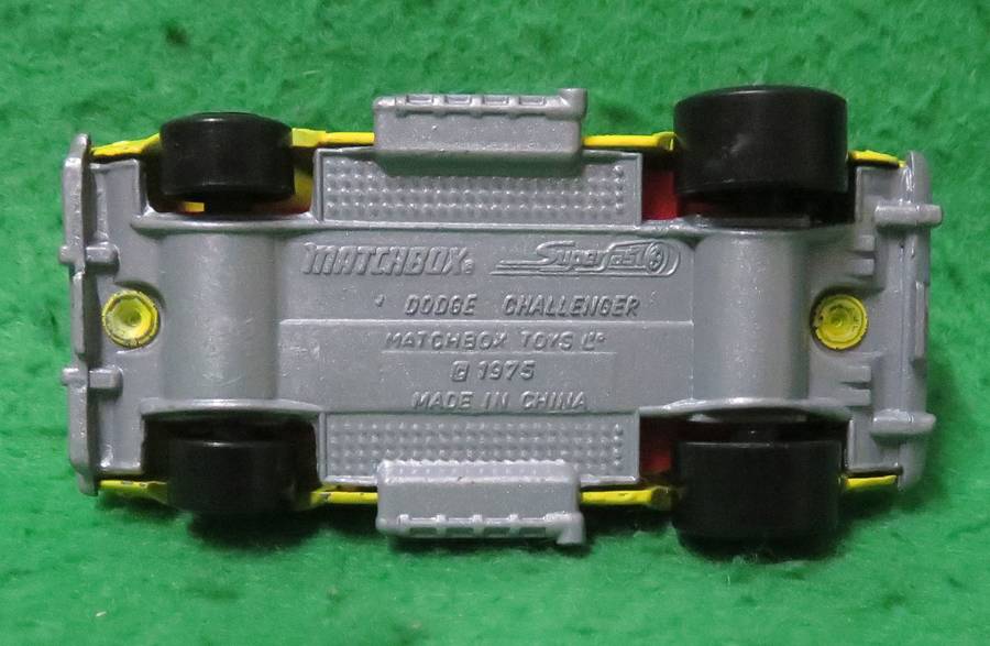 **Matchbox Superfast**Dodge Challenger**1975**Vintage**Matchbox Toys**China**