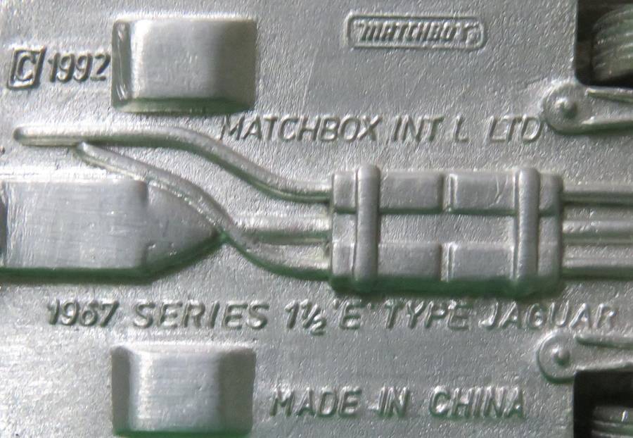 Matchbox DINKY**1967 Series 1½ E-Type Jaguar**1992**All metal model - pewter**1/43**