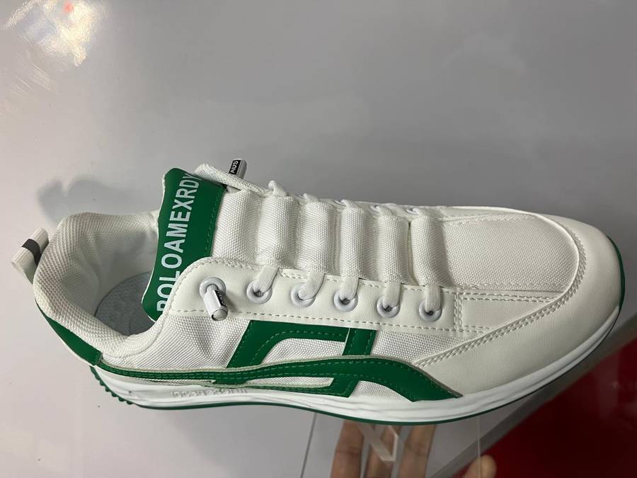 Mens Sneaker White Green