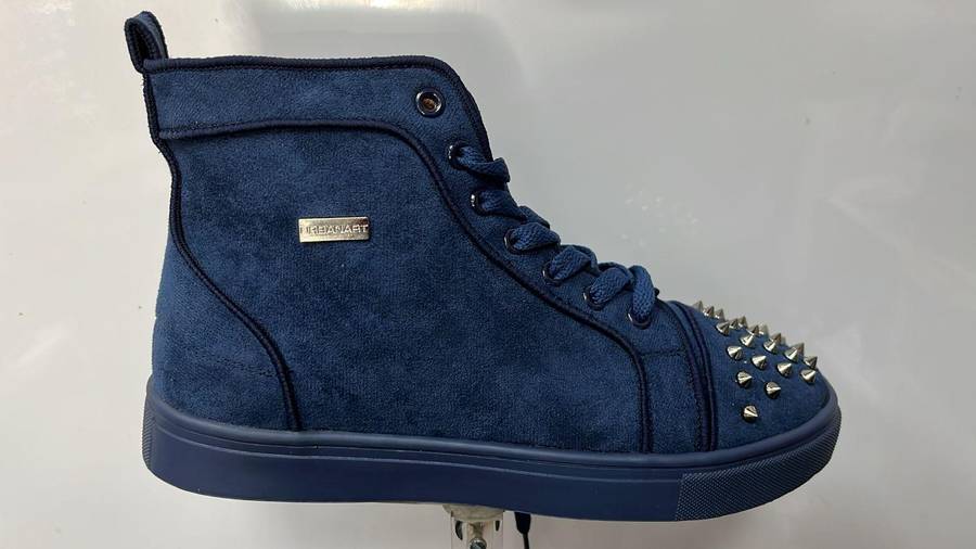 URBANART Navy Limit Suede Sneakers