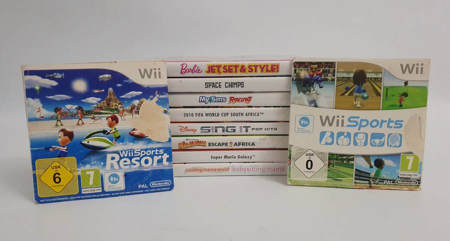 Wii Game Bundle 10x Games ( Not Tested )