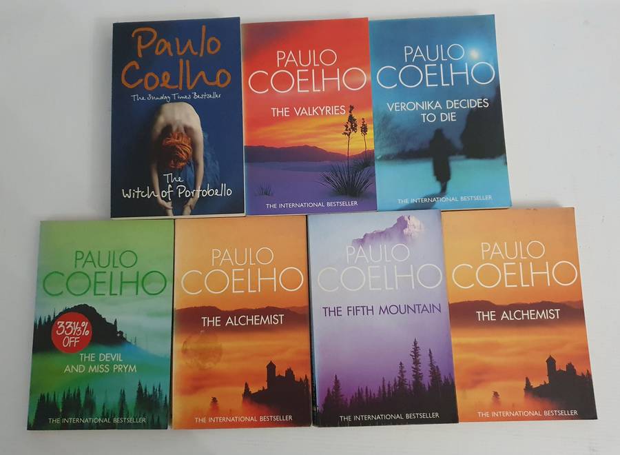 Paulo Coelho 7x Variety Soft Cover Books