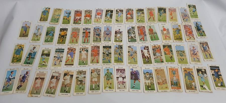 Vintage Famous Soccor Player Collectible Cards 63x