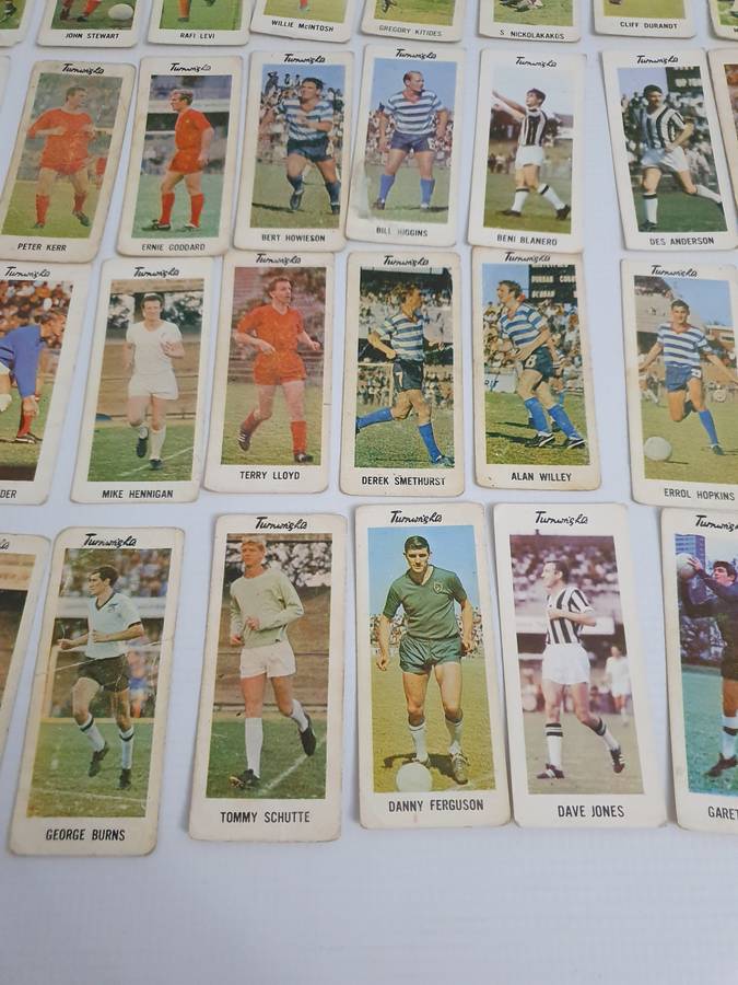 Vintage Famous Soccor Player Collectible Cards 63x