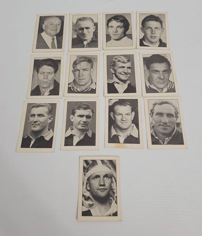 Vintage Melrose Cheese Famous Rugby Player Springbok Cards 13x