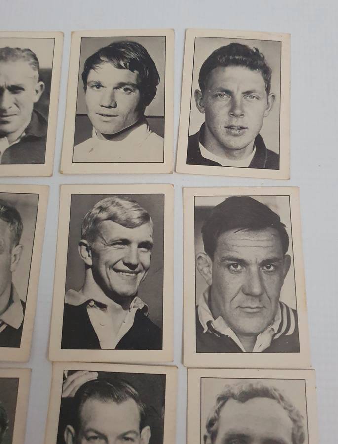 Vintage Melrose Cheese Famous Rugby Player Springbok Cards 13x
