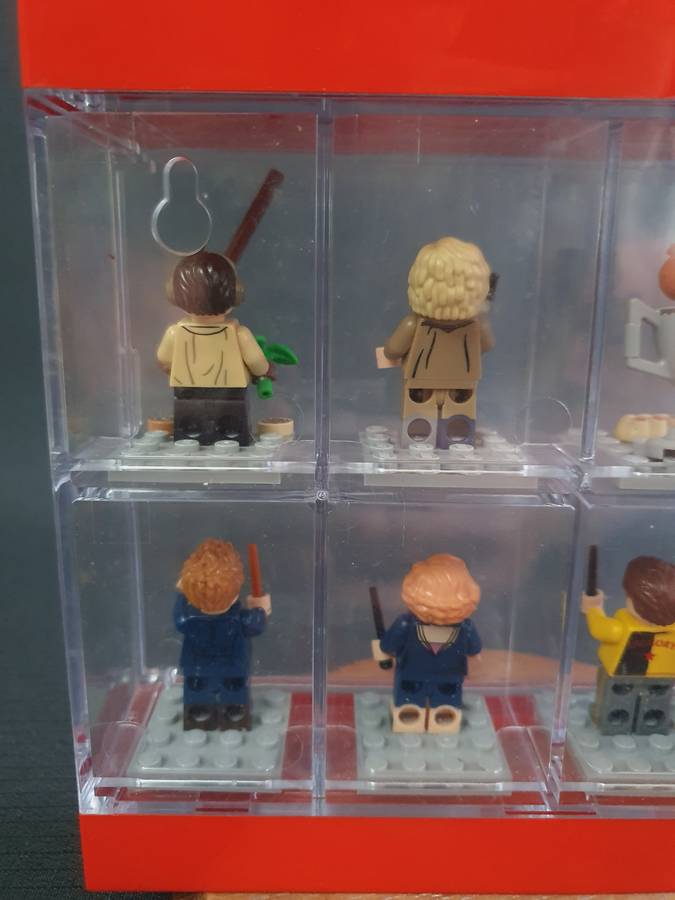 Harry Potter Lego Figurines in Lego Showcase