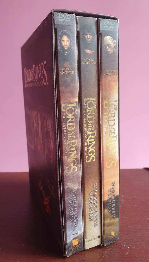 The Lord Of The Ring The Motion Picture Trilogy 3x Movie DVD Box Set ( Complete )