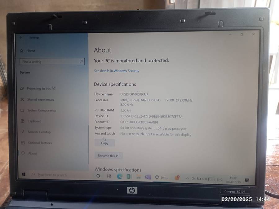 HP LAPTOP 15.6