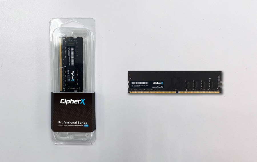 8GB CipherX Professional Series, DDR-4 3200Mhz, SODIMM CL16, Notebook Memory Module