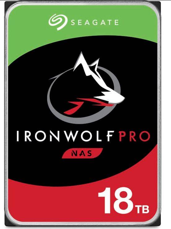 18TB Seagate IronWolf Pro, 3.5", 7200RPM, SATA III 6Gbps, 256MB, Internal NAS HDD