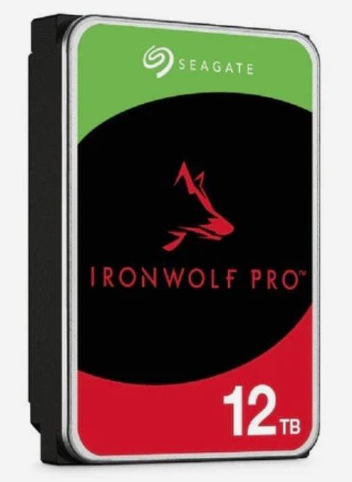 12TB Seagate IronWolf Pro, SATA, 6GB/s, 3.5", 7200RPM, 256MB Cache, Enterprise NAS HDD