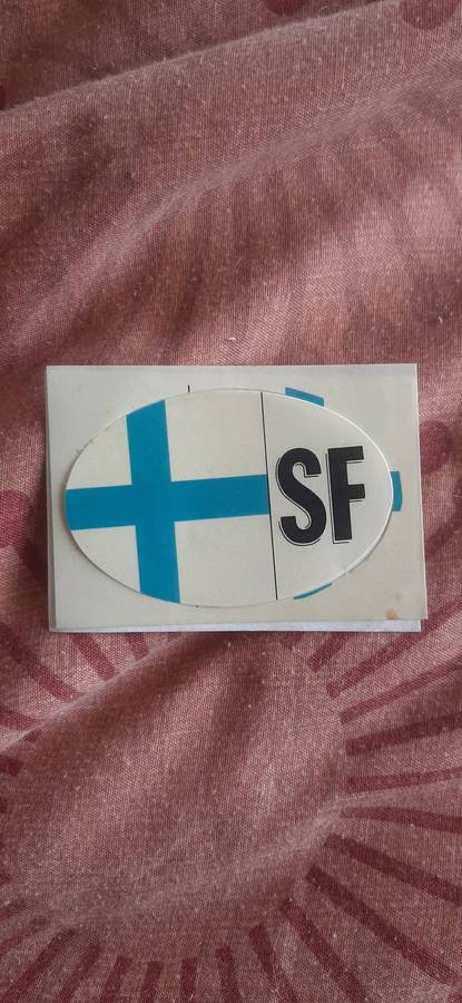 Collection of vintage stickers.