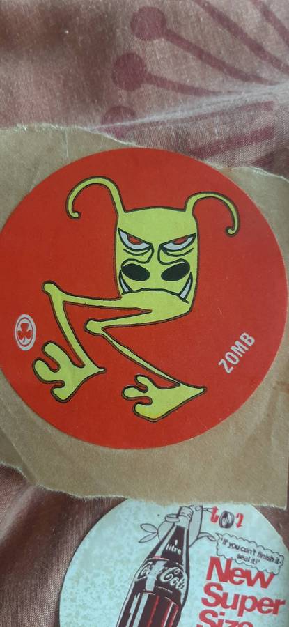 Collection of vintage stickers.