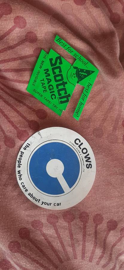 Collection of vintage stickers.