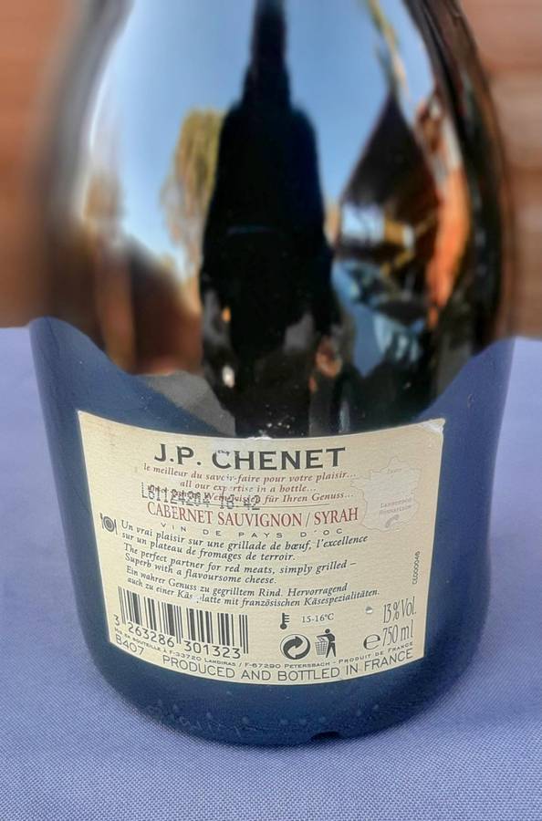 J.P Chenet 2005 Cabernet Sauvignon Syrah french wine very rare.