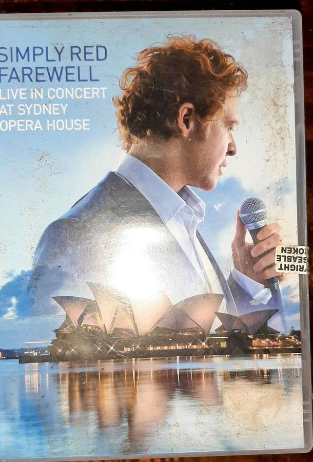 Simply Red Farewell live in concert  Sydney opera house.Dvd