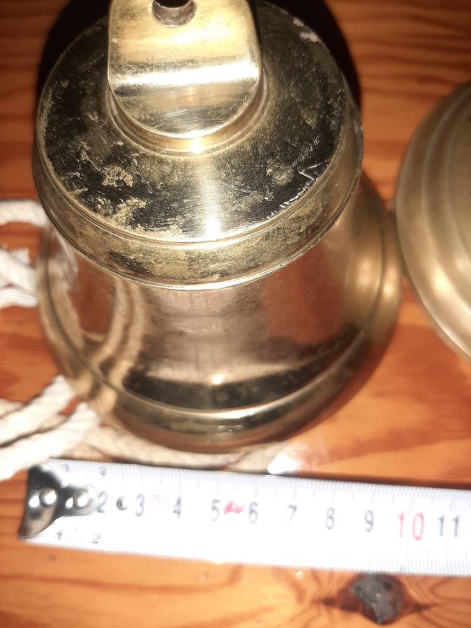 Vintage brass bells for bar or your desires.
