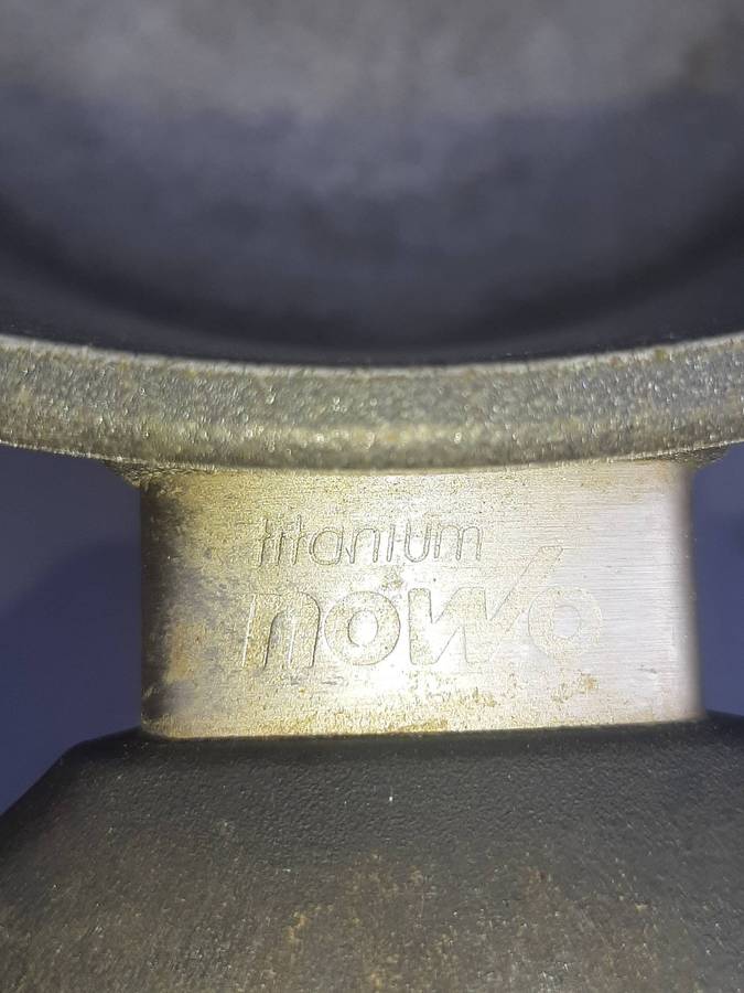 Woll Titanium Nowo Induction Pot. It is a cast aluminum pot with a non-stick titanium alloy coating.