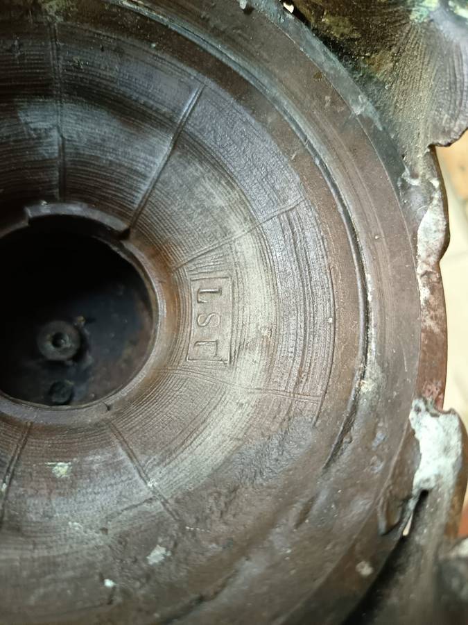 Antique victorian era Bronzed spelter medieval knight needs refurbishment