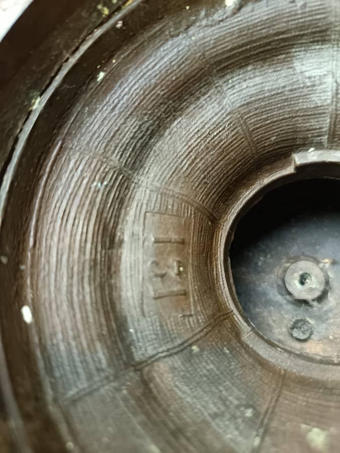 Antique victorian era Bronzed spelter medieval knight needs refurbishment