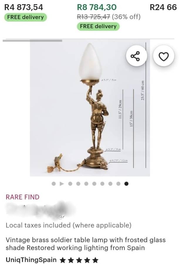 Antique victorian era Bronzed spelter medieval knight needs refurbishment