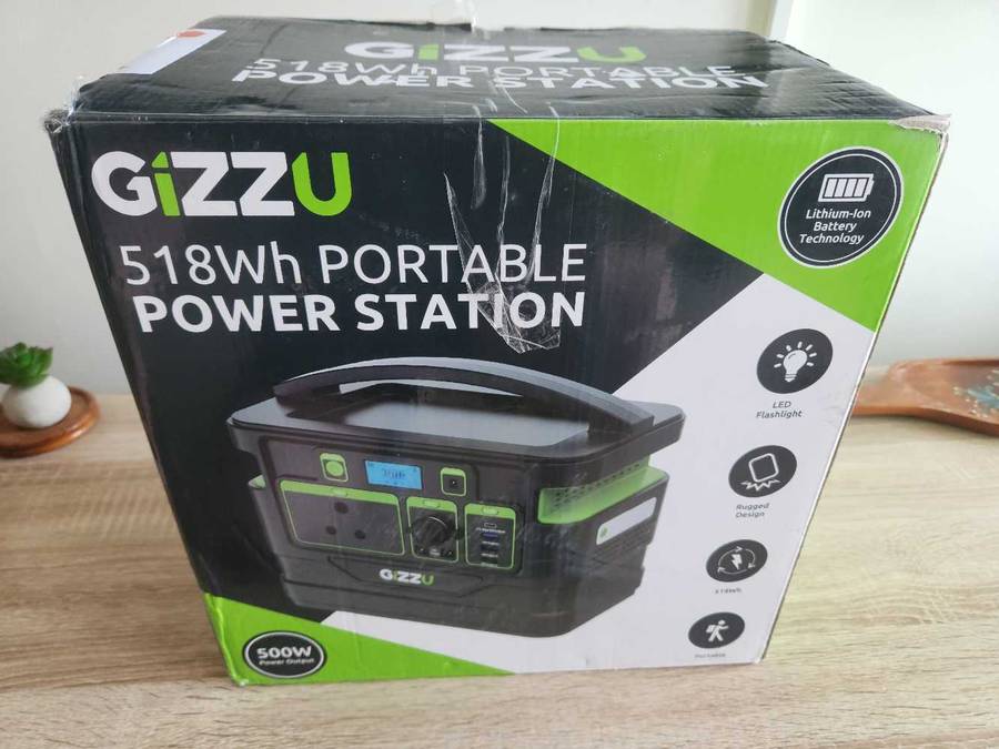 Gizzu 518wh Portable Power Station