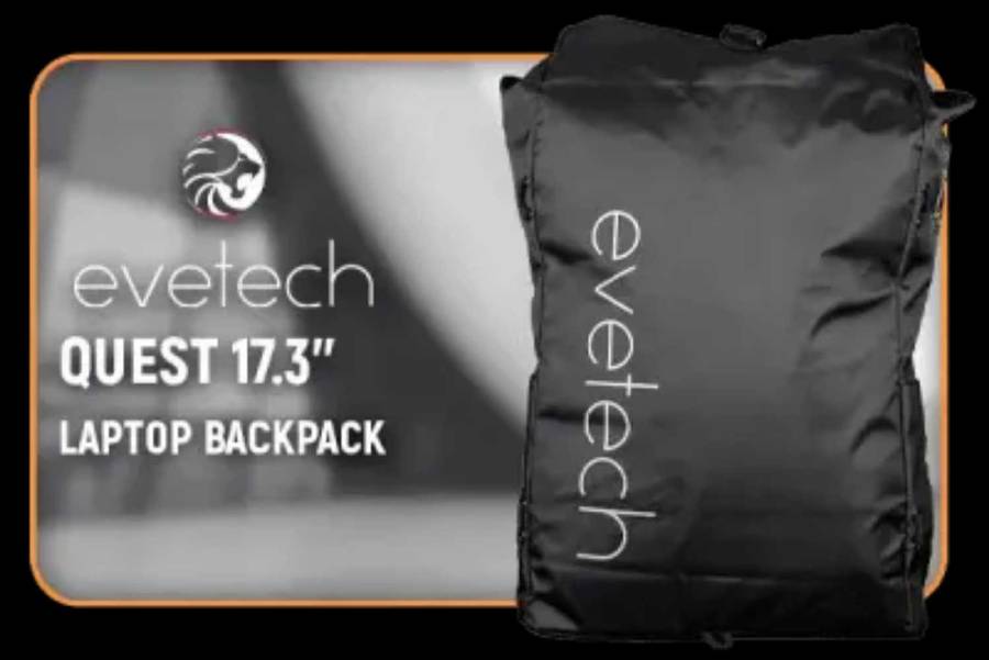 Evetech QUEST 17.3" Laptop Backpack
