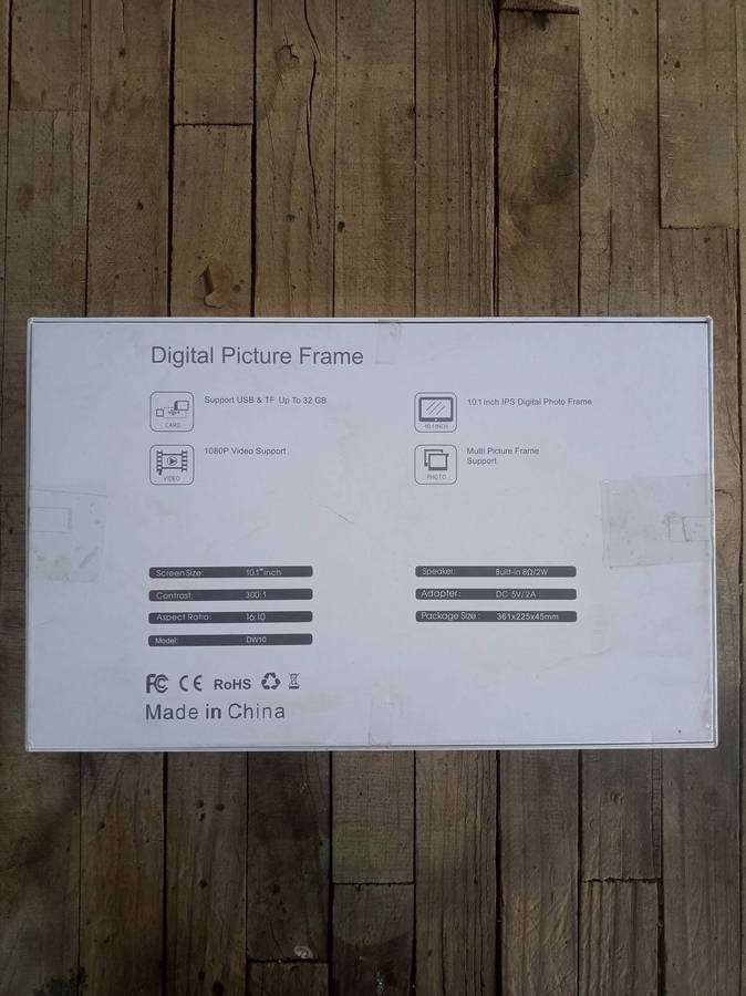 BezosMax 10.1 inch WiFi Digital Frame 32GB 1280x800