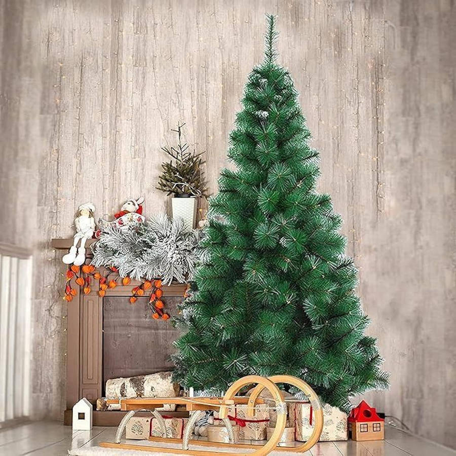 2.1m Artificial Pine Christmas Tree