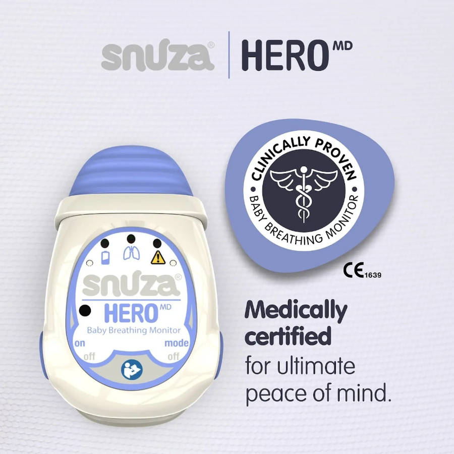 SNUZA HERO MD WEARABLE BABY BREATHING MONITOR