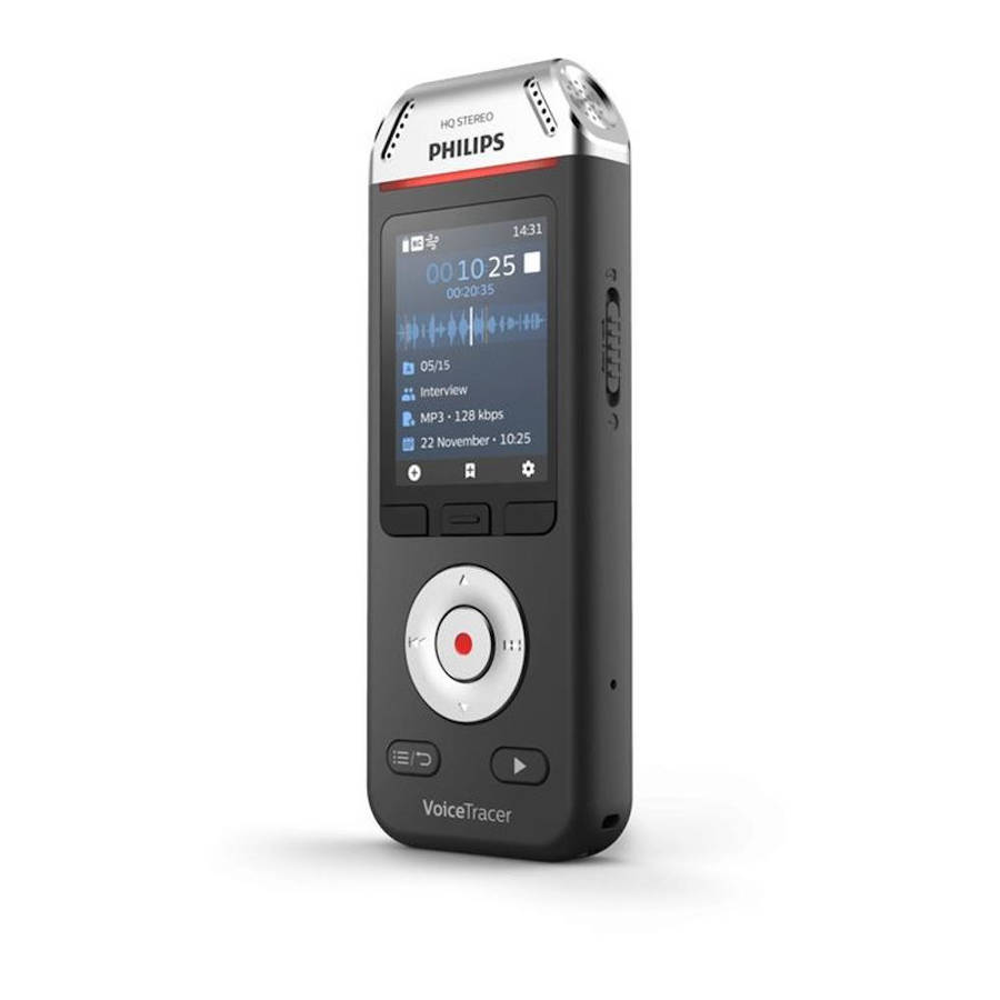 Philips DVT2110 Audio Recorder for Interviews & Notes